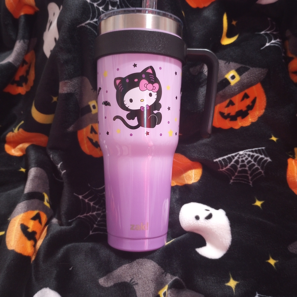 Halloween Hello Kitty Travel Tumbler